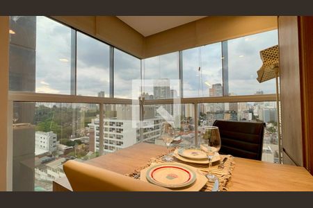 Varanda de apartamento à venda com 1 quarto, 30m² em Pinheiros, São Paulo