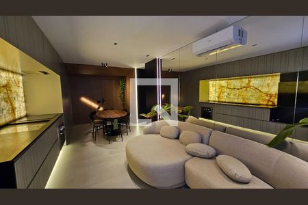 Sala/Cozinha de apartamento para alugar com 2 quartos, 72m² em Setor Bueno, Goiânia