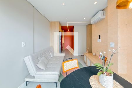 Sala de kitnet/studio para alugar com 1 quarto, 38m² em Paraíso, São Paulo