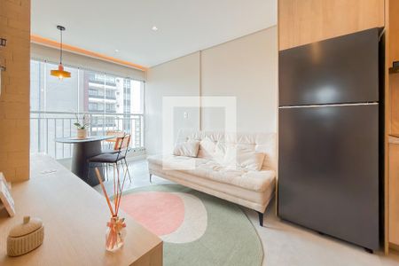 Sala de kitnet/studio para alugar com 1 quarto, 38m² em Paraíso, São Paulo