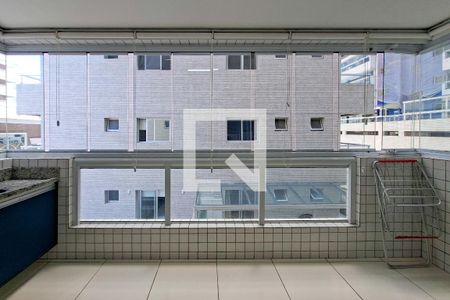 Sacada Sala de apartamento para alugar com 1 quarto, 59m² em Canto do Forte, Praia Grande