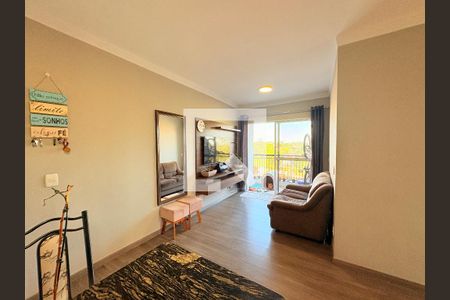 Sala de apartamento à venda com 2 quartos, 54m² em Caxambu, Jundiaí