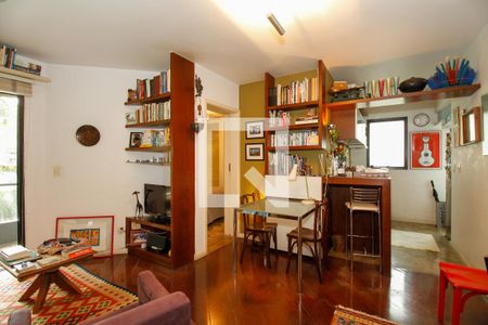 Sala de Estar e Jantar de apartamento para alugar com 1 quarto, 44m² em Sumarezinho, São Paulo