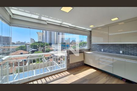 Varanda e Área de serviço de apartamento à venda com 3 quartos, 79m² em Barra Funda, São Paulo