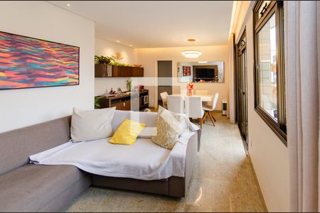 Sala de apartamento à venda com 3 quartos, 90m² em Coracao de Jesus, Belo Horizonte