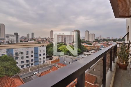 Sacada de apartamento à venda com 3 quartos, 110m² em Mooca, São Paulo