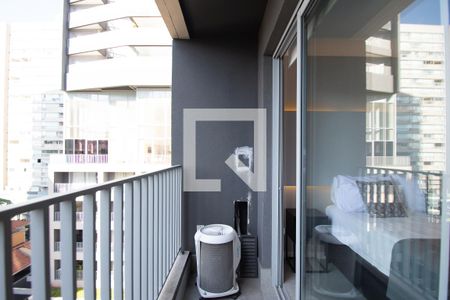 Varanda do Studio de kitnet/studio para alugar com 1 quarto, 25m² em Jardim Paulistano, São Paulo