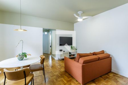 Sala de apartamento para alugar com 2 quartos, 79m² em Moema, São Paulo