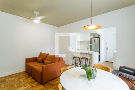 Sala de apartamento para alugar com 2 quartos, 79m² em Moema, São Paulo