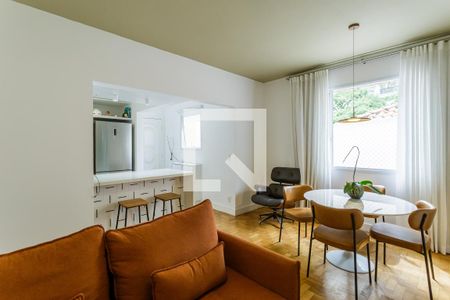 Sala de apartamento para alugar com 2 quartos, 79m² em Moema, São Paulo