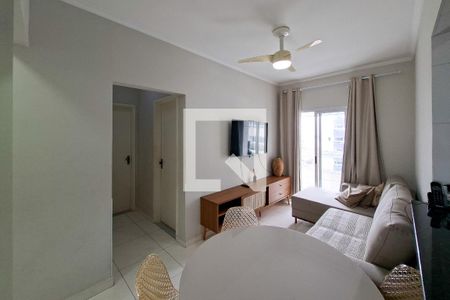 Sala de apartamento para alugar com 2 quartos, 61m² em Guilhermina, Praia Grande