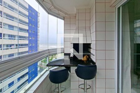 Sacada  de apartamento para alugar com 2 quartos, 61m² em Guilhermina, Praia Grande