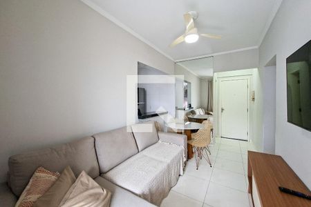 Sala de apartamento para alugar com 2 quartos, 61m² em Guilhermina, Praia Grande