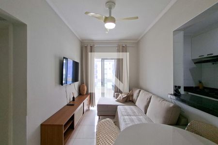 Sala de apartamento para alugar com 2 quartos, 61m² em Guilhermina, Praia Grande