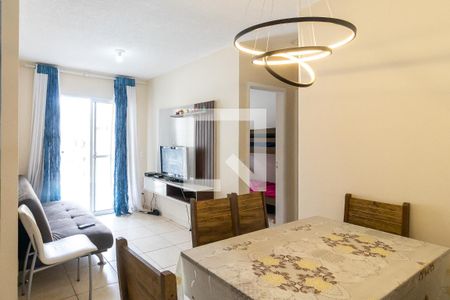 Sala de apartamento para alugar com 2 quartos, 88m² em Vila Assuncao, Praia Grande