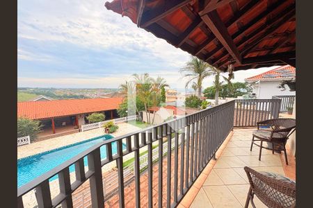 Sacada da Sala de casa de condomínio à venda com 5 quartos, 500m² em Jardim Tarumã, Jundiaí