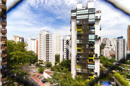 VIsta Varanda Sala de apartamento para alugar com 3 quartos, 106m² em Vila Andrade, São Paulo