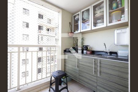 Varanda da Sala de apartamento à venda com 3 quartos, 69m² em Vila Andrade, São Paulo