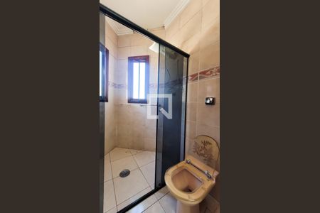 Banheiro da Suíte de casa à venda com 4 quartos, 136m² em Bosque de Barão Geraldo, Campinas