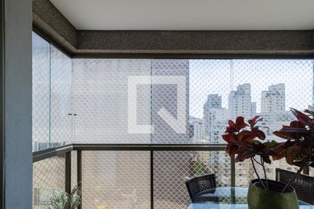 Varanda da Sala de apartamento à venda com 3 quartos, 193m² em Indianópolis, São Paulo