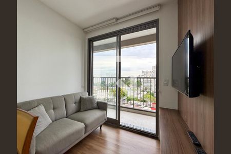 Sala  de apartamento à venda com 2 quartos, 37m² em Santo Amaro, São Paulo