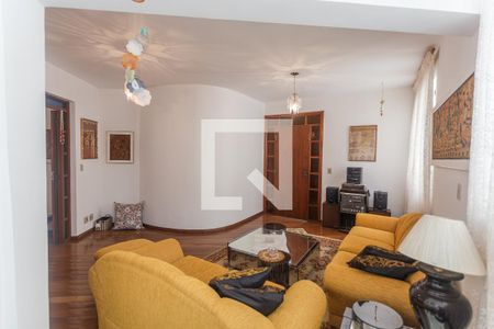 Sala de apartamento à venda com 4 quartos, 140m² em Sion, Belo Horizonte