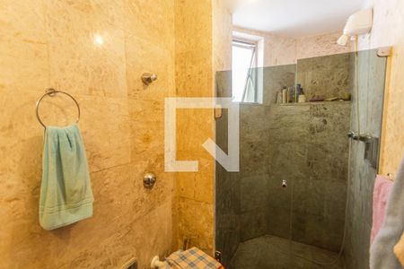 Banheiro da Suíte de apartamento à venda com 4 quartos, 140m² em Sion, Belo Horizonte