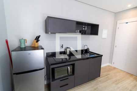 Cozinha de kitnet/studio para alugar com 1 quarto, 25m² em Centro Histórico, Porto Alegre
