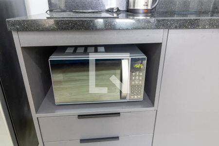 Cozinha de kitnet/studio para alugar com 1 quarto, 25m² em Centro Histórico, Porto Alegre