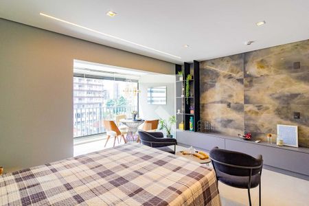 Studio de kitnet/studio para alugar com 1 quarto, 42m² em Jardim das Acacias, São Paulo