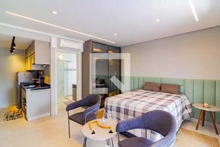 Studio de kitnet/studio para alugar com 1 quarto, 42m² em Jardim das Acacias, São Paulo