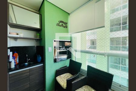 Varanda da Sala de apartamento à venda com 3 quartos, 81m² em Jardim Las Vegas, Guarulhos