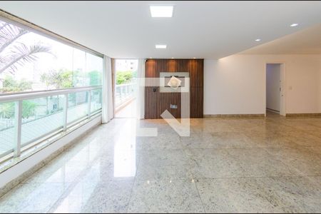 Sala de apartamento para alugar com 4 quartos, 158m² em Buritis, Belo Horizonte