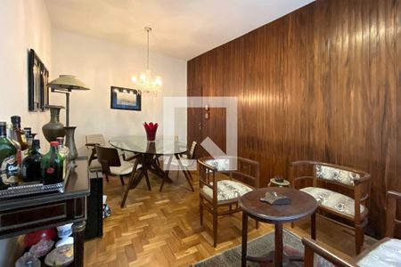 Sala de apartamento à venda com 3 quartos, 90m² em Santo Antônio, Belo Horizonte
