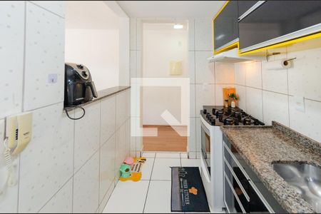 Cozinha de apartamento à venda com 2 quartos, 52m² em Cinquentenario, Belo Horizonte