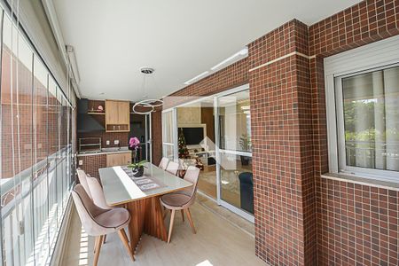 Varanda gourmet de apartamento à venda com 3 quartos, 127m² em Jardim Chácara Inglesa, São Bernardo do Campo