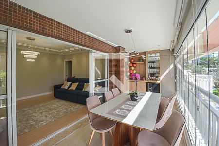 Varanda gourmet de apartamento à venda com 3 quartos, 127m² em Jardim Chácara Inglesa, São Bernardo do Campo