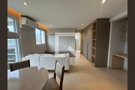 Sala de apartamento para alugar com 1 quarto, 65m² em Bethaville I, Barueri