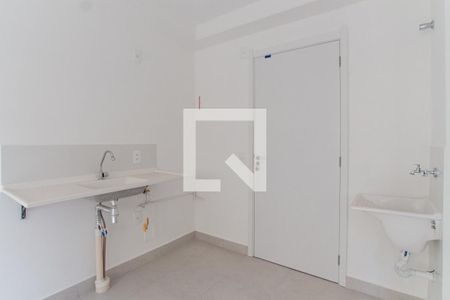 Sala e Cozinha de apartamento para alugar com 2 quartos, 32m² em Parque Novo Mundo, São Paulo