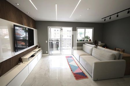 Sala de apartamento à venda com 2 quartos, 83m² em Vila Assunção, Santo André