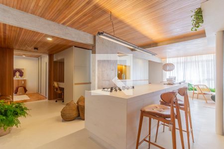 Sala/Cozinha de apartamento para alugar com 2 quartos, 129m² em Jardim Paulista, São Paulo