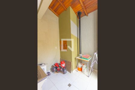 Área de Serviço/Churrasqueira de casa à venda com 3 quartos, 99m² em Nossa Senhora das Gracas, Canoas