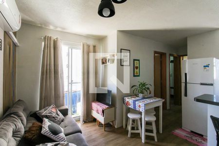 Sala de apartamento para alugar com 2 quartos, 45m² em Olaria, Canoas