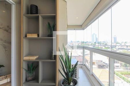 Varanda da Sala de apartamento à venda com 2 quartos, 64m² em Vila Prudente, São Paulo