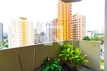 Varanda Sala de Estar de apartamento para alugar com 3 quartos, 180m² em Brooklin, São Paulo