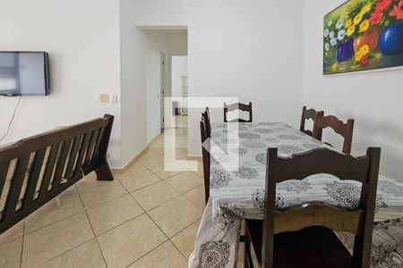 Sala de apartamento para alugar com 3 quartos, 90m² em Jardim Belmar, Guarujá