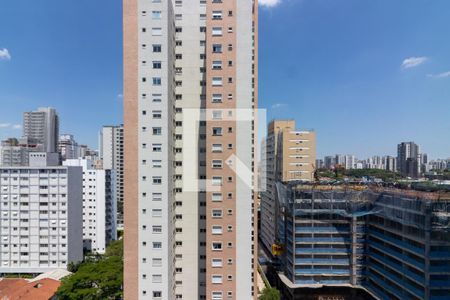 Vista da Sacada de apartamento à venda com 1 quarto, 45m² em Vila Olímpia, São Paulo