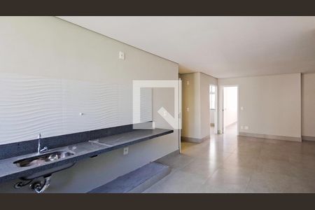 Sala/Cozinha de apartamento à venda com 2 quartos, 36m² em Centro, Belo Horizonte