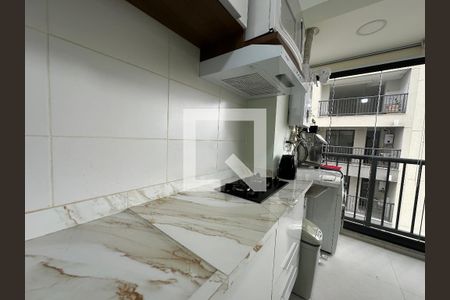Cozinha de apartamento à venda com 1 quarto, 38m² em Nova Aldeinha, Barueri