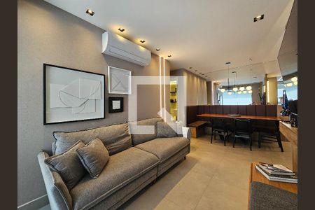 Sala de apartamento à venda com 2 quartos, 69m² em Jardim das Acacias, São Paulo